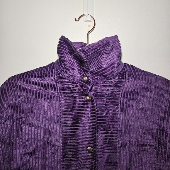 Vintage Purple Corduroy Jacket - Picture 7 of 10